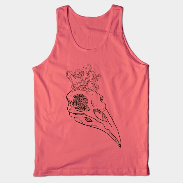 Crystal Crow Crown Tank Top by MyOwnFairytale